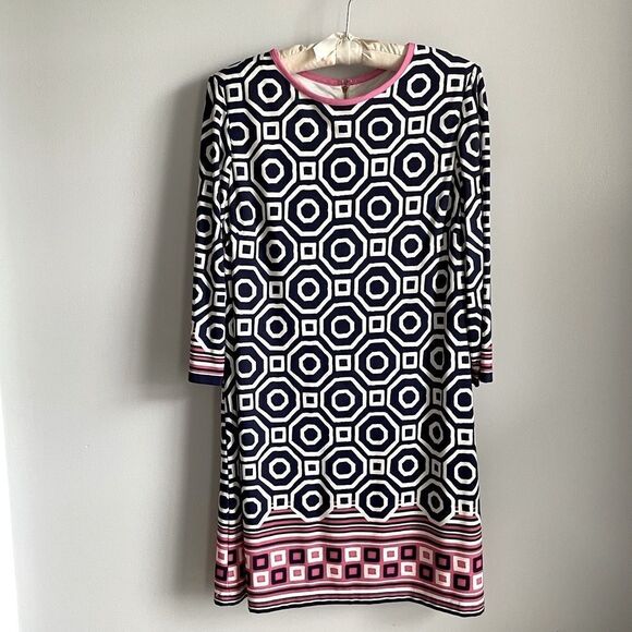 HP🎉❤️Eliza J. Geo Print Dress - Picture 1 of 8